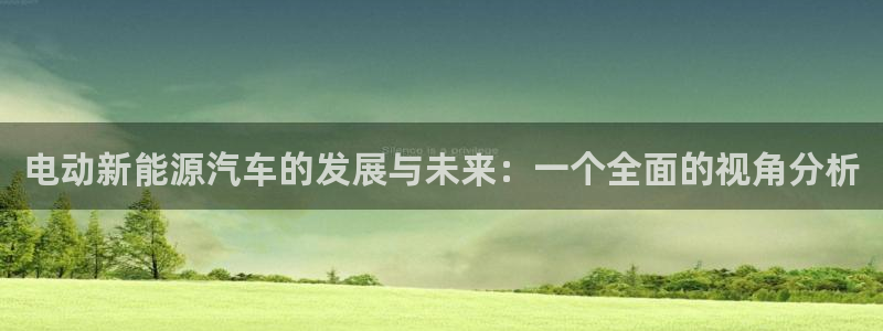 众腾娱乐客服：电动新能源汽车的发展与未来