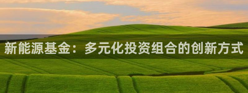 腾耀娱乐29999出众:新能源基金:多元化投资组合的创新方式
