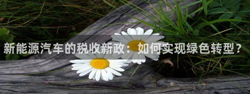 众腾娱乐注册：新能源汽车的税收新政：如何